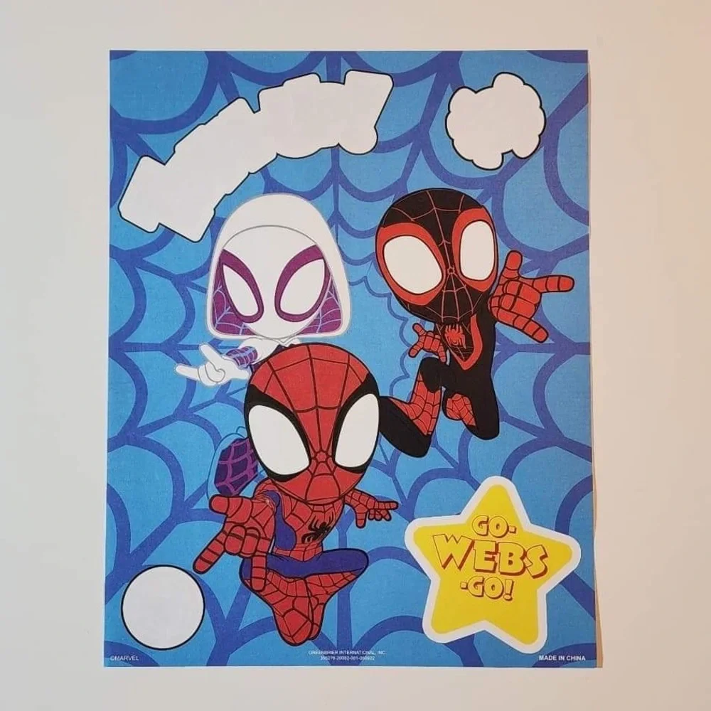 Marvel Spidey & Friends 6 Magic Reveal Giant Posters and Marker - Picture 2 of 5